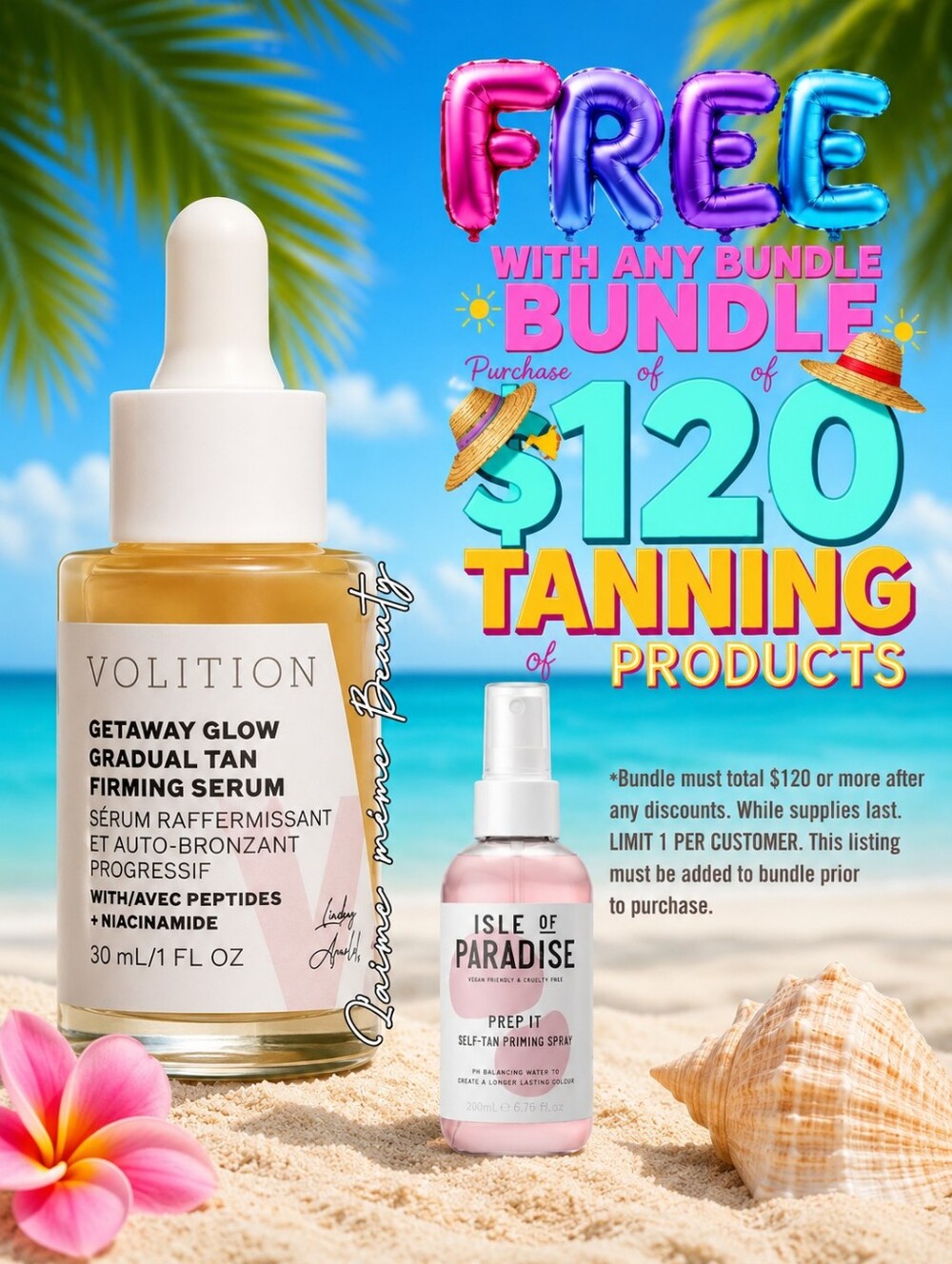 Volition Firming Gradual Tanning Serum W/ Peptides And NIACINAMIDE